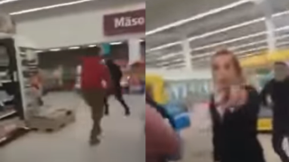 Autentické snímky z potyčky