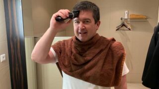 Ministr vnitra Jan Hamáček při stříhání