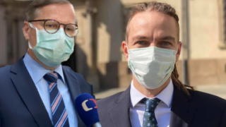 Petr Fiala a Ivan Bartoš.