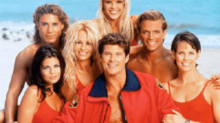 Hvězdy seriálu pobřežní hlídka.