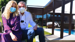 Monika a manžel Andrej Babiš.