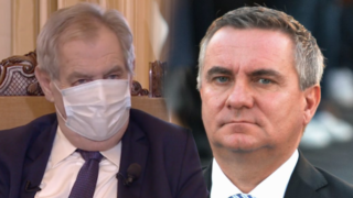Miloš Zeman a jeho kancléř Vratislav Mynář