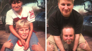 Fotky z dětství vyfotili znovu jako starší