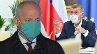 Roman Prymula a premiér Andrej Babiš.