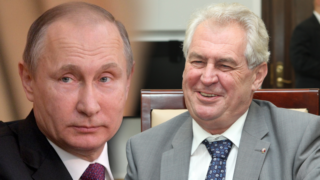 Vladimir Putin a Miloš Zeman