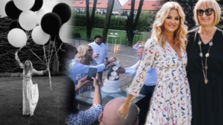 Takhle Monika slavila před rokem.