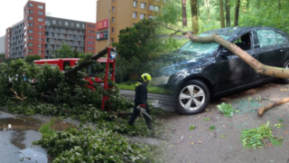 Nedělní bouřky řádily po celém Česku.