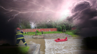 V neděli Česko potrápí bouřky.