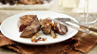 Vepřová játra na grilu