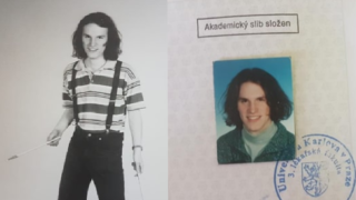 Zdeněk Hřib v době studií.