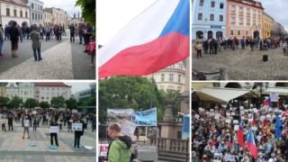 Milion chvilek uspořádal demonstraci po celém Česku.