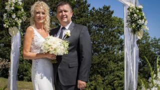 Jan Hamáček s manželkou Gábinou.