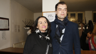 Hana Gregorová se svým partnerem Ondřejem Koptíkem.