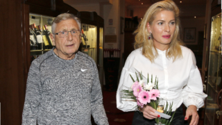 Jiří Menzel s manželkou Olgou