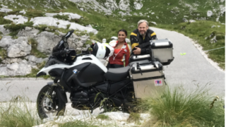 Anife si užila prázdniny na motorce