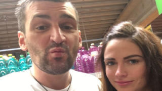 Martin se svou půvabnou partnerkou