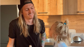 Přemek se svou milovanou dcerou