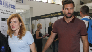 Gabriela Koukalová s manželem Petrem Koukalem