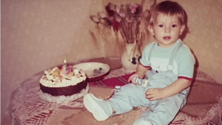 Adam Vojtěch, když mu byl rok