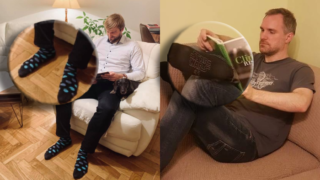 Oba politici ukázali trendy ponožky