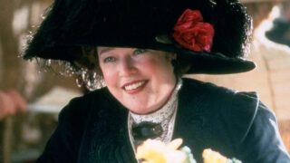 Kathy Bates jako Molly Brownová v legendárním Titanicu
