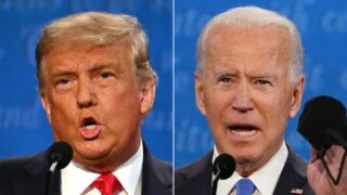 Donald Trump a Joe Biden