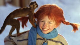 Herečka Inger Nilssen si v 10 letech zahrála copatou Pipi