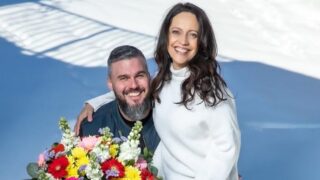 Radek Filipi s partnerkou Lucií Bílou