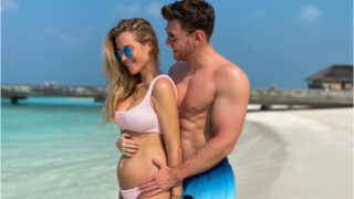 Těhotná Veronika Kopřivová s přítelem