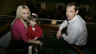 Šárka Grossová s Natálkou a manželem Stanislavem