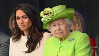 Meghan Markleová a královna Alžběta II.