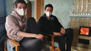 Daniel Krejčík a Matěj Stropnický v Osečanech na zámku