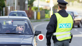Silniční kontrola Policie ČR - Ilustrační snímek