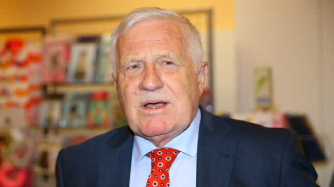 Bývalý prezident Václav Klaus