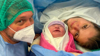 Ornella se stala potřetí maminkou