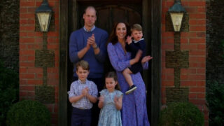 Princ William a Kate Middletonová s dětmi