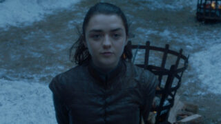 Herečka Maisie Williamsová v seriálu Hra o trůny