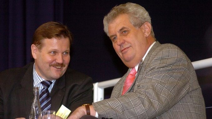 Miloš Zeman a Zdeněk Škromach na sjezdu ČSSD