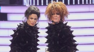 Hana Holišová a Erika Stárková jako Michael Jackson a Janet Jackson