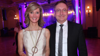 Ministr zdravotnictví Petr Arenberger se svou manželkou Monikou Arenbergerovou