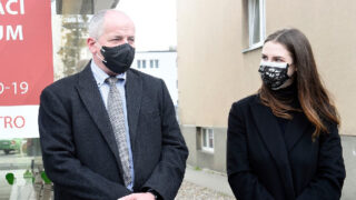 Dcera hlavy státu Kateřina Zemanová s Romanem Prymulou