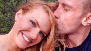 Gabriela Koukalová a její přítel Miloš Kadeřábek