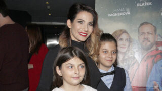 Herečka Eva Decastelo s dcerou Zuzanou a synem Michaelem