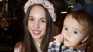 Herečka Michaela Tomešová se synem