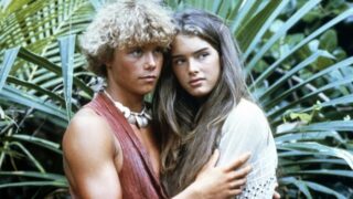 Herečka Brooke Shieldsová ve filmu Modrá laguna
