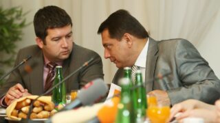 Jan Hamáček a Jiří Paroubek