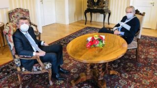 Prezident Miloš Zeman a premiér Andrej Babiš