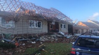 Tornádo poničilo obrovské množství budov.