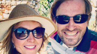 Olga Vojtěchová s manželem