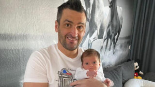 Martin Fenin se svou dcerou